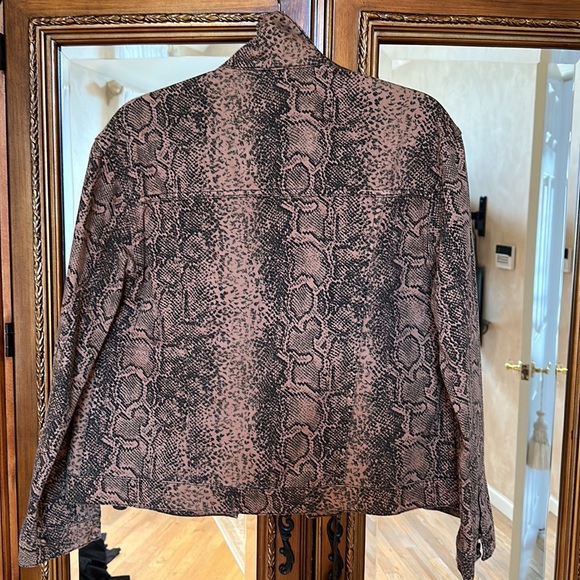 Free People Python Denim Jacket - Picture 3 of 3